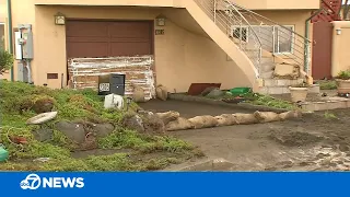 Pacifica woman has 1st floor of home flooded after wave crash into it from weekend storm