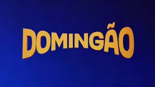 (Montagem) Vinheta Domingão com Huck mas é apenas Domingão