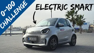 0-100 with the electric smart 2020 - smart EQ