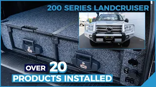 Big LandCruiser 200 series build - 20 products installed