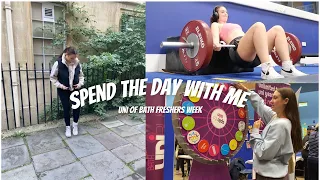 Spend the day with me | Uni of Bath freshers week