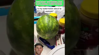 Walmart watermelon exploded everywhere😳😳😳😳😳
