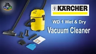 Karcher WD1 Wet & Dry Vacuum Cleaner #@ Unboxing