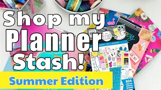 SHOP MY PLANNER STASH | SUMMER EDITION STICKERS AND WASHI