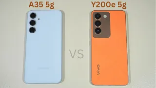 Samsung Galaxy A35 5g vs Vivo Y200E 5g Speed Test and Camera Comparison