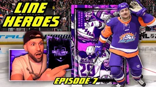 CLUTCH PURPLE PULL! STANLEY CUP PLAYOFF PULL, WOO! NHL 22 LINE HEROES EP. 7