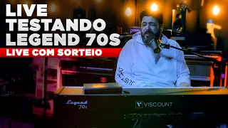 🔴 LIVE | TESTANDO O VISCOUNT LEGEND 70s | LIVE COM SORTEIO