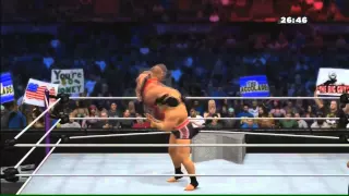 WWE 2K15 Ryback vs Rusev Wrestlemania