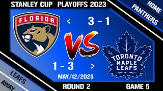 FLORIDA PANTHERS @ TORONTO MAPLE LEAFS LIVE STREAM WATCHALONG NHL Playoffs Game 5 Live Reactions