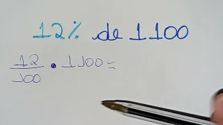 12% de 1100 - Porcentagem - Como calcular?