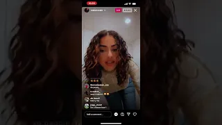 Malú Trevejo on live showing off her new house