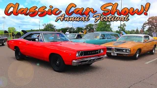 AMAZING CLASSIC CAR SHOW!!! Hot Rods, Classic Cars, Muscle Cars, Trucks. Classic Car Show 2022