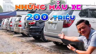 Những mẫu xe LOANH QUANH 200 TRIỆU ngay Sa lộ Đại Hàn Auto Pháp Anh