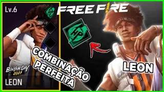 PERSONAGEM LEON! MELHOR COMBINAÇÃO DE PERSONAGENS FREE FIRE