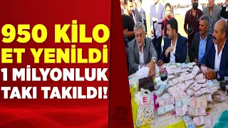 5 bin kişilik aşiret düğünü! 950 kilo et yenildi, 1 milyonluk takı takıldı