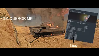 War Thunder | Conqueror MK. II The Bankrupt Machine