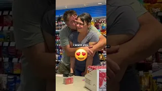 Customer LOSES his Wife to Cashier! #shorts #gasstation