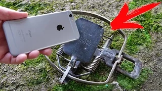 ЧТО ЕСЛИ СУНУТЬ iPhone 6S в МЕДВЕЖИЙ КАПКАН - ВЫДЕРЖИТ ТАКИЕ ИЗДЕВАТЕЛЬСТВА..?!