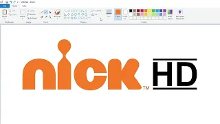 How to draw the Nick HD logo using MS Paint | How to draw on your computer