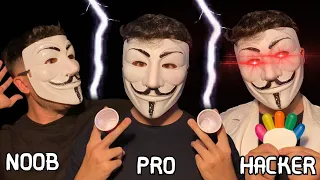 ASMR - NOOB vs PRO vs HACKER - Roleplay Español