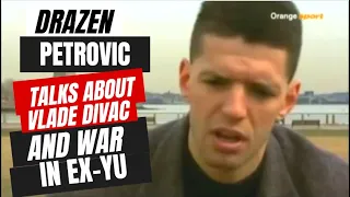 Drazen Petrovic Talk about Vlade Divac and War in Ex-Yugoslavia