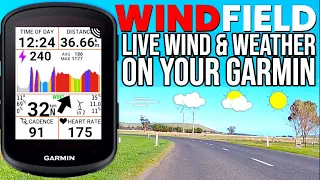 Live Wind and Weather on your Garmin //  WindField 🌬️🌧️☀️