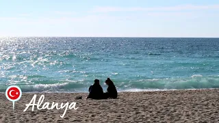 Alanya Damlatas beach in winter time. Turkey 🇹🇷 #worldwalking #alanya #turkey #4k