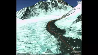 Классический маршрут восхождения на Эверест с севера