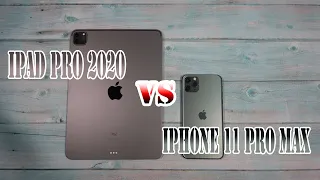 Apple iPad Pro 2020 vs iPhone 11 Pro Max | SpeedTest and Camera comparison