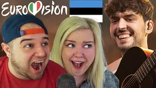 STEFAN - Hope - Estonia - Eurovision 2022 | AMERICAN COUPLE REACTION
