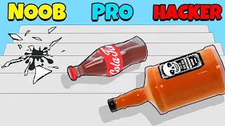 NOOB vs PRO vs HACKER - Fragile Roll 3D