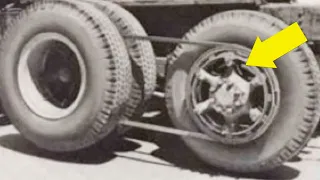 Для чего шоферы СССР на грузовики между колес ставили ремень?