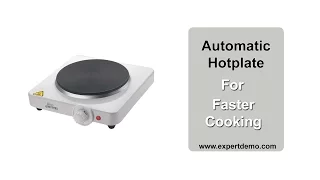 Electric Hot Plate Cooktop: perfect alternate for your kitchen