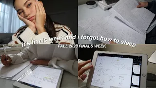 COLLEGE FINALS WEEK VLOG | FALL 2020