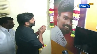 கண்ணீர் விட்டு கதறிய சிம்பு...! | STR