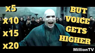 "Harry Potter Is Dead!" But Voice Gets Higher - Voldemort - Harry Potter