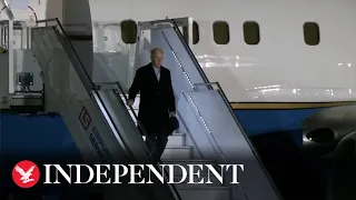 Joe Biden arrives in Warsaw after surprise trip to Ukraine