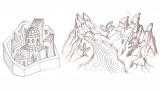 Byzantine Iconography Series 8: Drawing Buildings and Landscapes on UDEMY