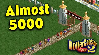 How many Guests can you get in One Year in RCT2?