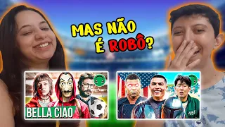 REACT SE LA CASA DE PAPEL FOSSE UMA SELEÇÃO E SE JOGADORES FOSSEM PERSONAGENS DE SÉRIES| FUTPARÓDIAS