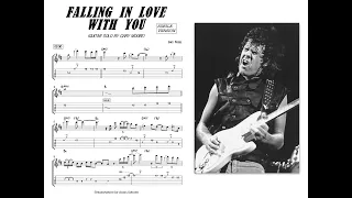 Falling In Love With You guitar solo by Gary Moore #guitarsolo #garymoore #guitartabs