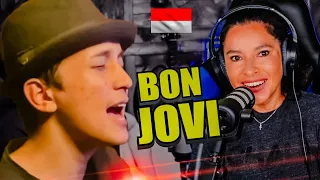 LATINA REACTS to DIMAS SENOPATI - THANK YOU FOR LOVING ME ( Acoustic Cover ) BON JOVI