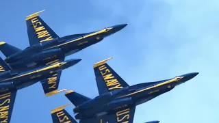 Cleveland National Airshow 2018- United States Navy Blue Angels Demonstration raw video