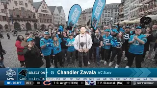 Johnny Hekker announces Chandler Zavala selection from Germany