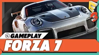 Forza Motorsport 7 Gameplay on Xbox One X | E3 2017 Microsoft Press Conference
