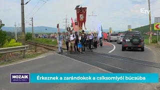 Érkeznek a zarándokok a csíksomlyói búcsúba – Mozaik