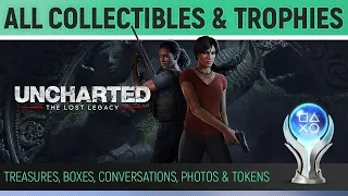 Uncharted: The Lost Legacy - All Collectibles & Chapter-Specific Trophies 🏆