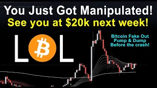 Bitcoin PUMP & DUMP! BTC Crash to 20k next week. US Stock Market / NYSE Crashing! Price targets & TA