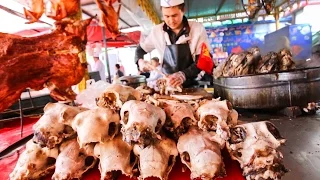 RARE Street Food Tour of Rural China | Cheap SLOPPY Dumplings and Meat NIRVANA!