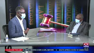 COVID And The Law on Joy News (4-8-20)